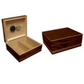 The Duke 25-50 Count Routed Edge Cigar Humidor